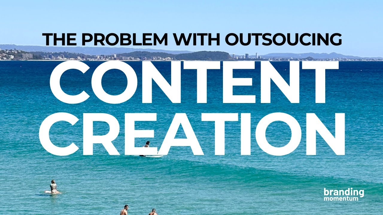 The problem with outsourcing content creation