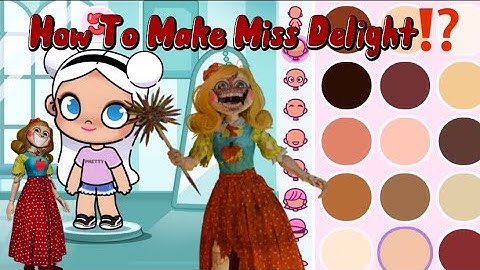 HOW TO MAKE MISS DELIGHT IN AVATAR WORLD | SMILING CRITTERS | POPPY PLAYTIME CHAPTER 3