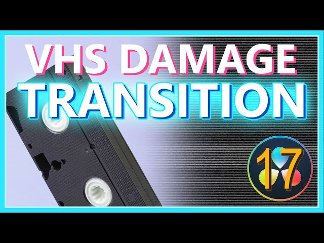 VHS Damage Transition Tutorial - Free Download Included || DaVinci