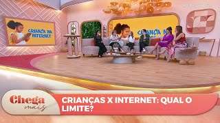 Criança x Internet: qual o limite de tempo de tela adequado para seu filho? | Chega Mais (22/04/24)