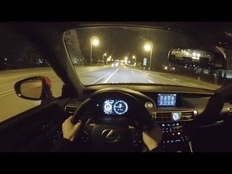 2016 Lexus IS 200t F Sport - WR TV POV Night Drive