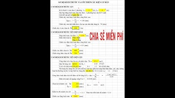 Thiết kế kết cấu nhà dân dụng | Tính toán sơ bộ kích thước cột,dầm,sàn