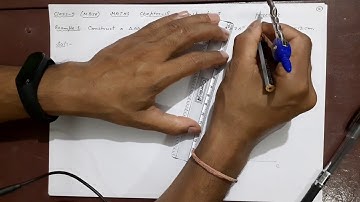 2-Class 9 Constructions Chapter 15 Example 1: Construct a triangle ABC, in which BC = 7 cm, angle...