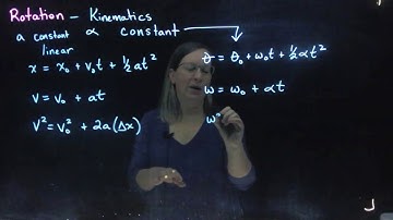 Rotation 2: Constant angular acceleration