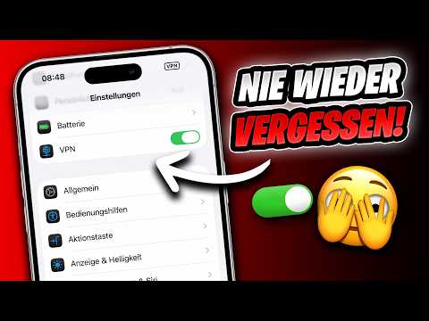 Schalte jetzt sofort den VPN auf deinem iPhone ein!