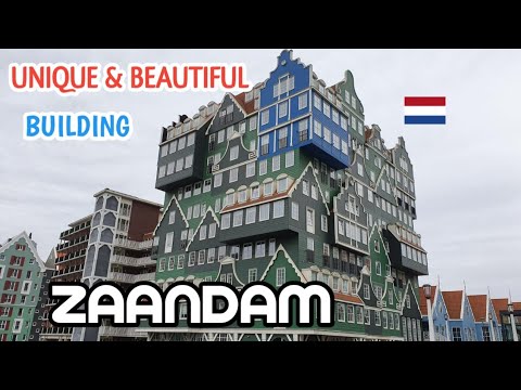 Zaandam city, The Netherlands | Berjalan-jalan di kota Zaandam, Belanda - 4K