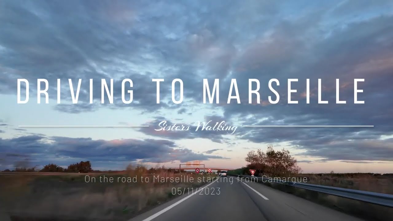 PROVENCE A7 🇫🇷 DRIVING TOUR 🚗 En route vers MARSEILLE