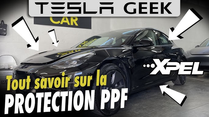 J'installe une Pellicule PPF sur les bas de caisse de ma Tesla