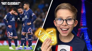 I Surprised MY SON With Pitch Side VIP Seats at PSG to watch MESSI, NEYMAR & MBAPPE SCORE!!