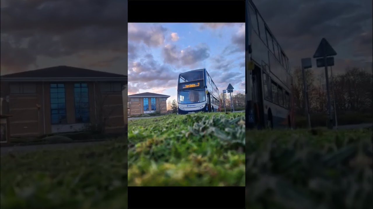 Happy Easter 🐰 great trip around Moulton Park in Northampton, amazing weather, bus in sunset