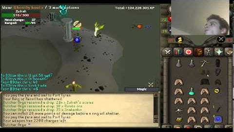 Killing Zulrah for Magic Fang on 1 Def pure