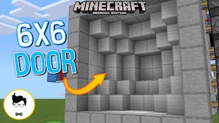 Minecraft BE TINY 6X6 CAVE DOOR! (PE/Xbox/PS4/Windows10/Switch)