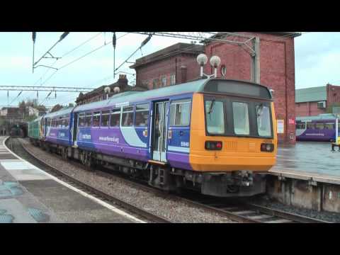 142096 and 142049 on 2F23, 08:02, Huddersfield - L...