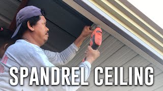 INSTALLING SPANDREL CEILING | VLOG #54