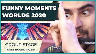 Funny Moments - Worlds 2020: Group Stage | First Round Robin