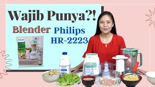 [Review] 5 Menu Menggunakan PHILIPS  Blender HR 2223