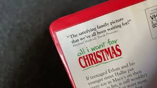 All I Want For Christmas 1992 VHS: Review
