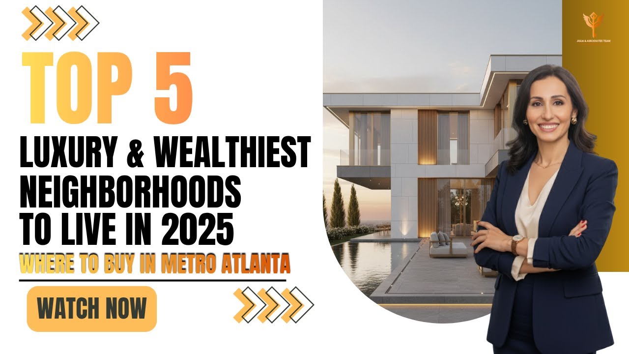 🔥 Top 5 Wealthiest Neighborhoods in Atlanta 2025 | Best Luxury Areas to Live in Georgia