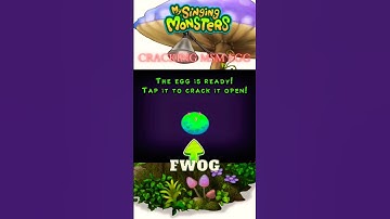 Hatching an MSM Bone Island Fwog Egg #games #msm #mysingingmonsters