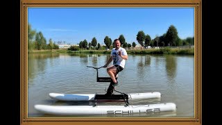 Frans Duijts "chillen op mijn waterfiets"