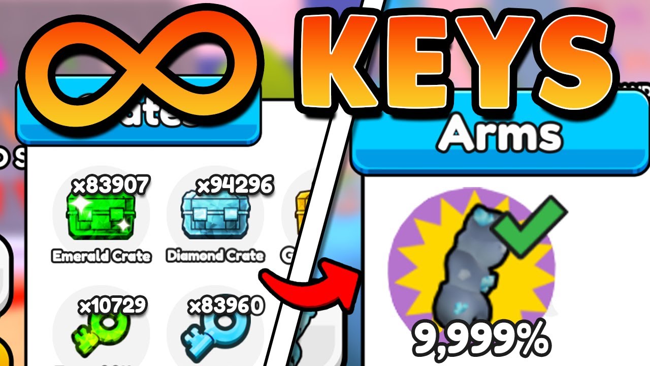 *NEW* BEST METHOD To Get *INFINITE* KEYS In ARM WRESTLE SIMULATOR! BEST