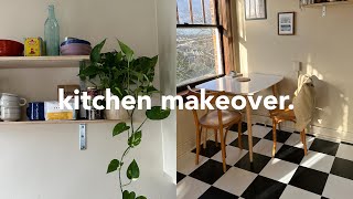 kitchen makeover | my 'livedin' era taking over my apartment