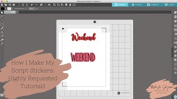 How I Make My Script Stickers: Highly Requested Tutorial!