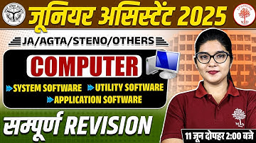 JUNIOR ASSISTANT COMPUTER 2025 | UPSSSC JA / STENO/ AGTA COMPUTER CLASS | JA COMPUTER PRACTICE SET