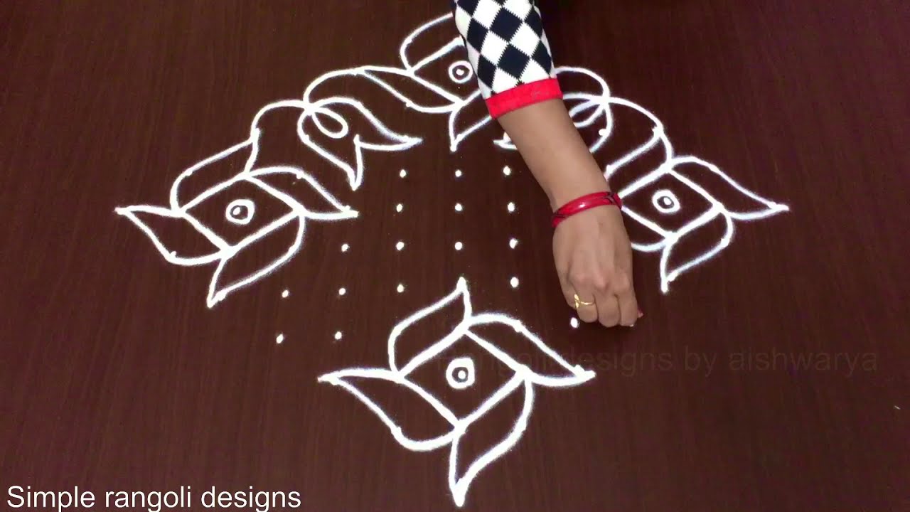 13 X 1 Margazhi Kolam New Designs