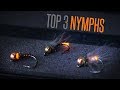 Top 3 des nymphes pour lombre et la truite nymphes  oreille de livre tiquette rouge et queue de faisan  tie tv