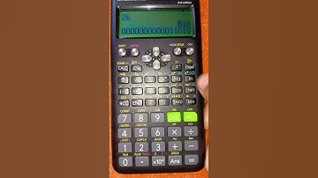 Decimal to binary...how to convert in Casio scientific calculator fx -991ES Plus #subcribe #share