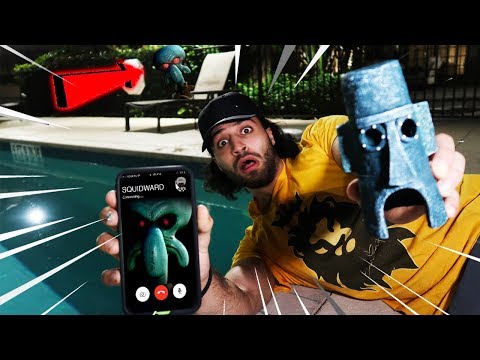 (FOUND SQUIDWARDS HOUSE?) calling SQUIDWARD .EXE on facetime gone RIDICULOUS! EMERGES FROM THE WATER
