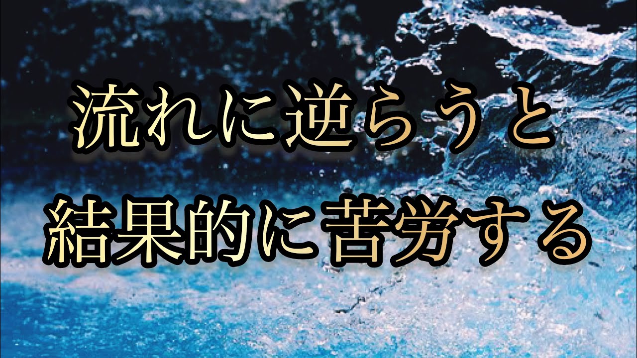 流れ に 逆らう