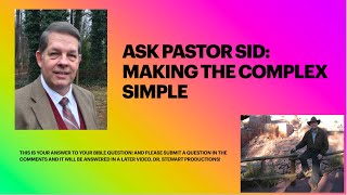 Ask Pastor Sid: Rapture and Second Coming? Difference? by Dr. Stewart Productions 9 views 2 months ago 5 minutes, 17 seconds