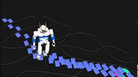 Weakly collision-free paths for continuous humanoid footstep planning