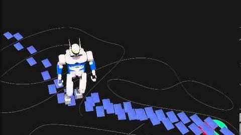 Weakly collision-free paths for continuous humanoid footstep planning