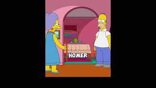 Homer and the two sisters spend time together without Marge #simpsons #cartoon #film #animation