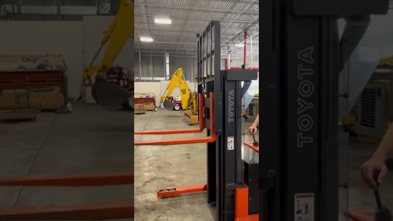 GovDeals: 2012 TOYOTA WALKIE STRADDLE STACKER 3000 LB  FORKL