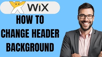 HOW TO CHANGE HEADER BACKGROUND IN WIX