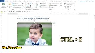 Stop Struggling!  How to Put an Image in the Center in Word  | 5 Best Ways to Align Images in Word