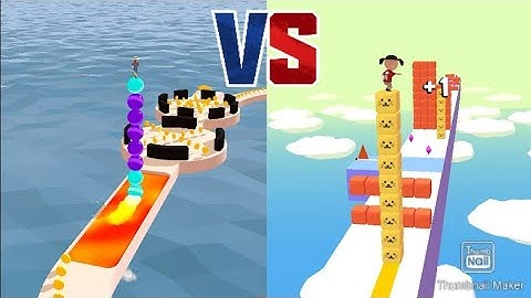 Stack Rider Vs Cube Surfer/ All Levels Gameplay Walkthrough/New Uptade Android, İOS #4