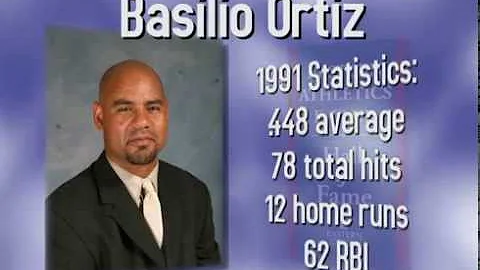 2007 Athletics Hall of Fame Inductee Basilio Ortiz