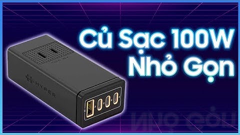Trải nghiệm CỦ SẠC NHANH của Mỹ : HyperJuice Stackable 100W - Đẹp - Gọn - Cao Cấp