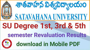 How to check SU Degree 1st, 3rd & 5th semester Revaluation Results 2018-19