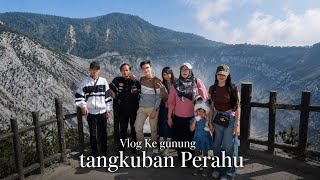 A trip to Mount Tangkuban Perahu vlog || Azkha Tegar