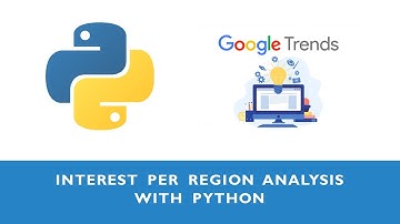 Interest per region analysis - Google trends with Python