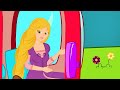 Rapunzel ile Otobüsün Tekerleği Yuvarlak çizgi film çocuk şarkısı | Adisebaba Masal