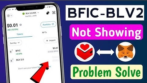 BFIC BLV2 Not Showing Metamask & Love Wallet, BFIC Blockchain New Mainnet Add Blv2 Problem Solve....