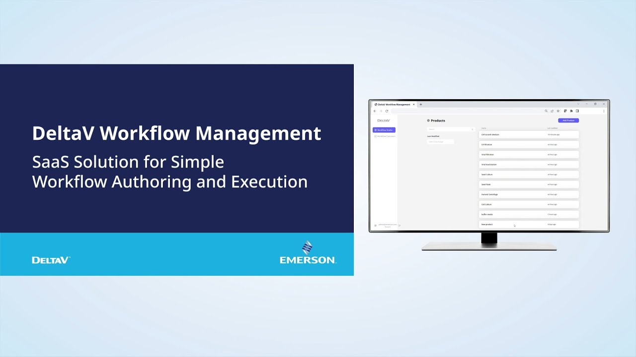 DeltaV Workflow Management Product Overview