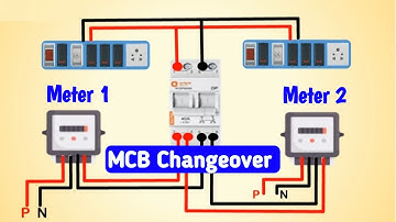 MCB Changeover Wiring Connection for Single Phase at Home | MCB Changeover